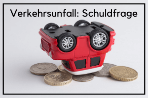 Verkehrsunfall: Schuldfrage ungeklärt – eine Rechtsschutzversicherung hilft Ihnen